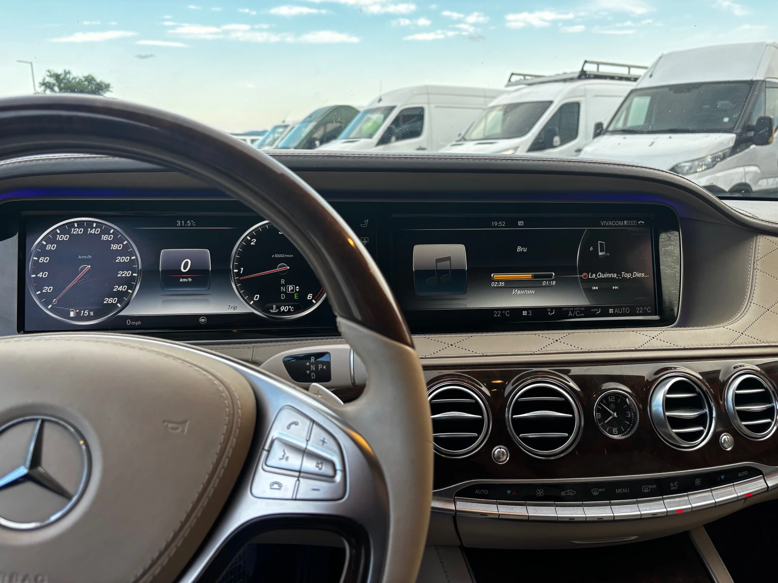Mercedes-Benz S 350 AMG LONG FULL 3xTV  | Mobile.bg � ����������� 11