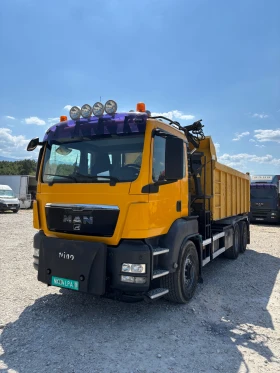 Man Tgs MAN TGS 26.360 6x4 3- СТРАНЕН САМОСВАЛ с КРАН, снимка 3