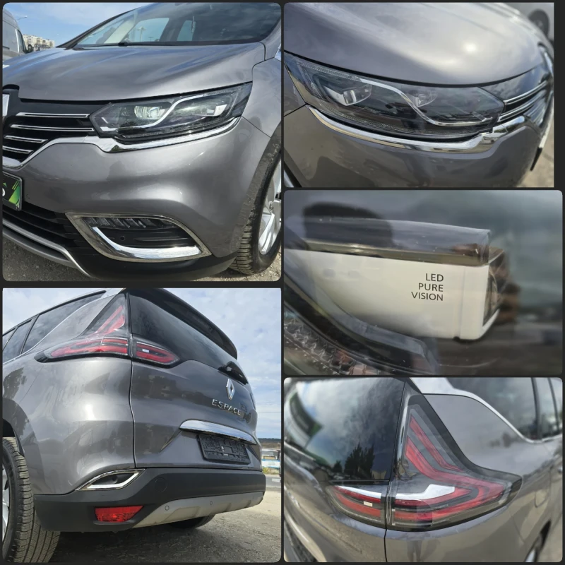 Renault Espace  Full LED PURE * line assistant * Кожа * АВТОМАТ *, снимка 8 - Автомобили и джипове - 46970802