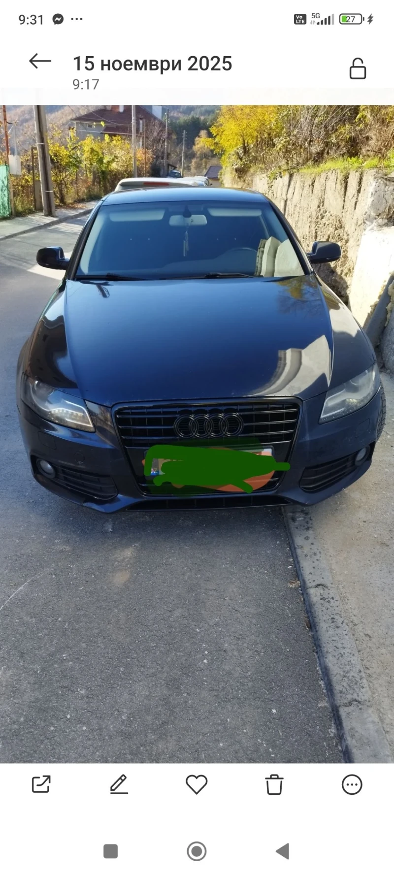 Audi A4, снимка 7 - Автомобили и джипове - 52419853