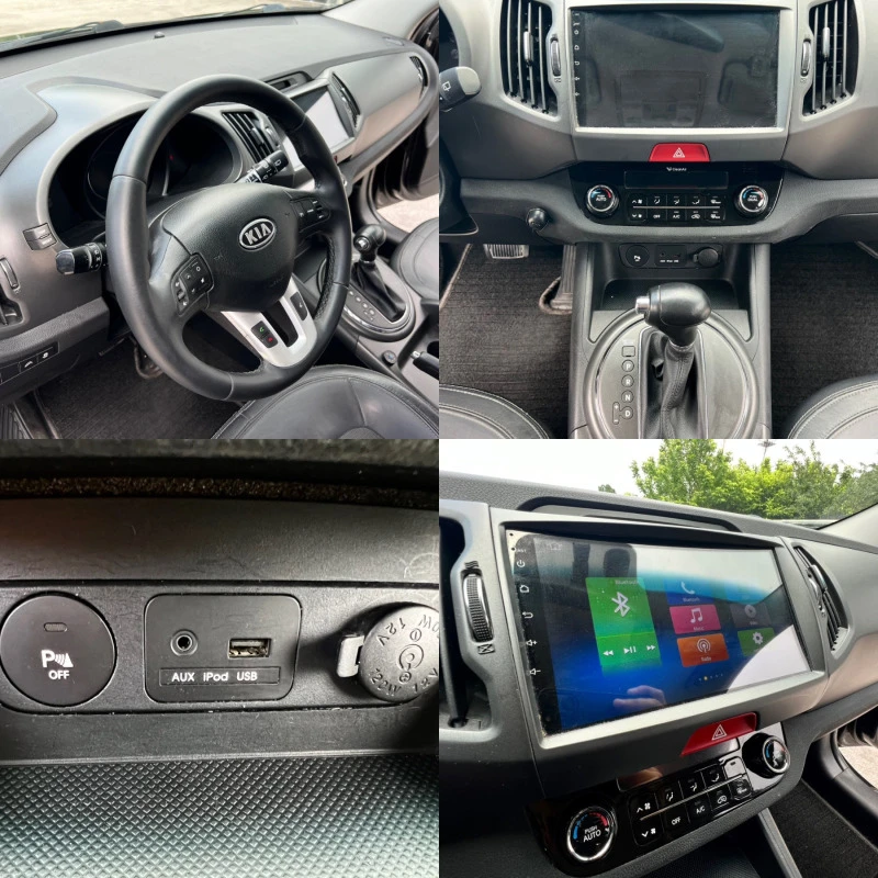 Kia Sportage 2.0i 163кс LPG / AVTOMAT / KOJA / LED / PARKTRONIC, снимка 15 - Автомобили и джипове - 45863377