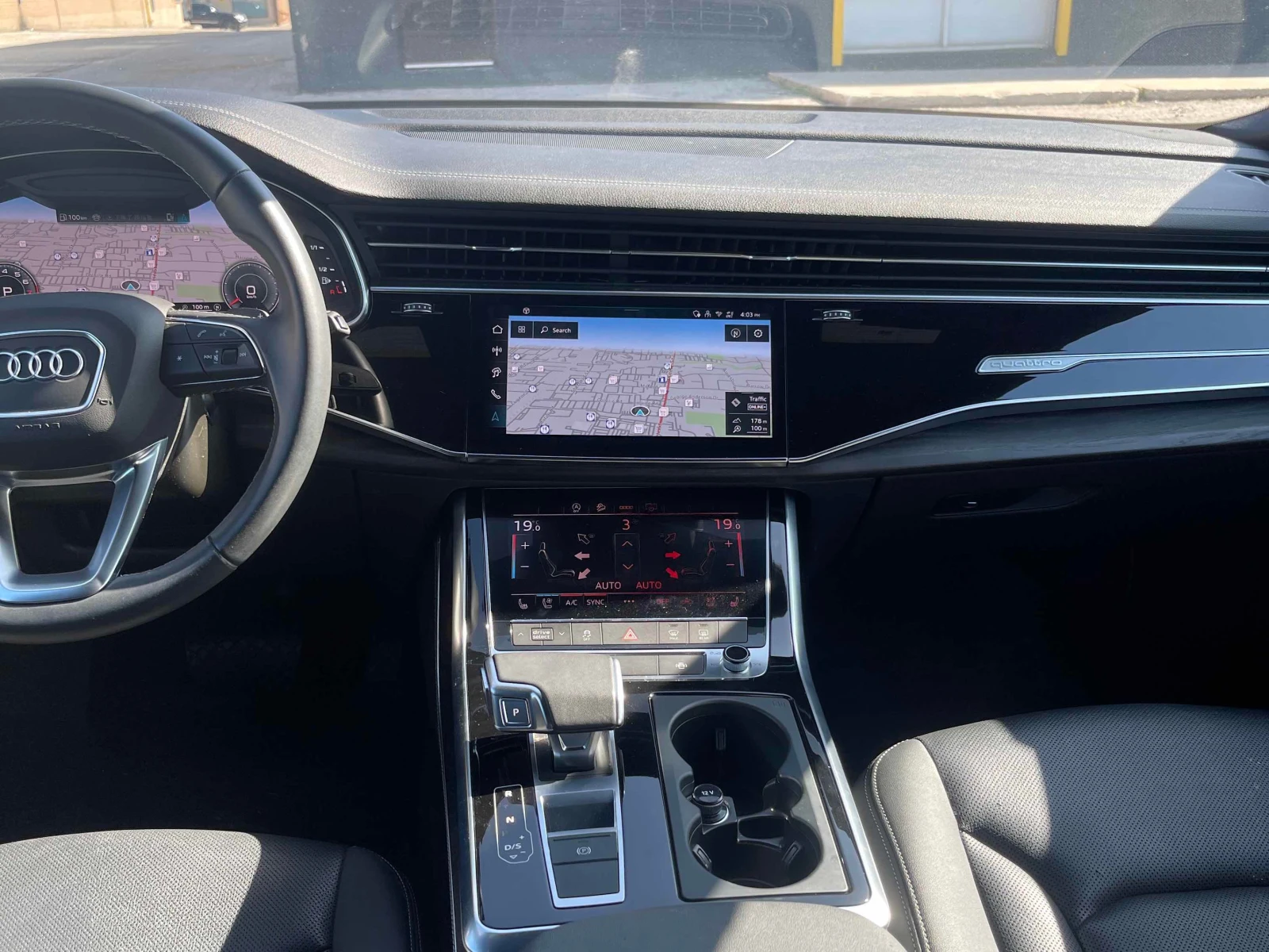 Audi Q8  PROGRESSIV / 360 / ОБДУХВАНЕ / ДИСТРОНИК / MATRIX, снимка 9 - Автомобили и джипове - 56070336