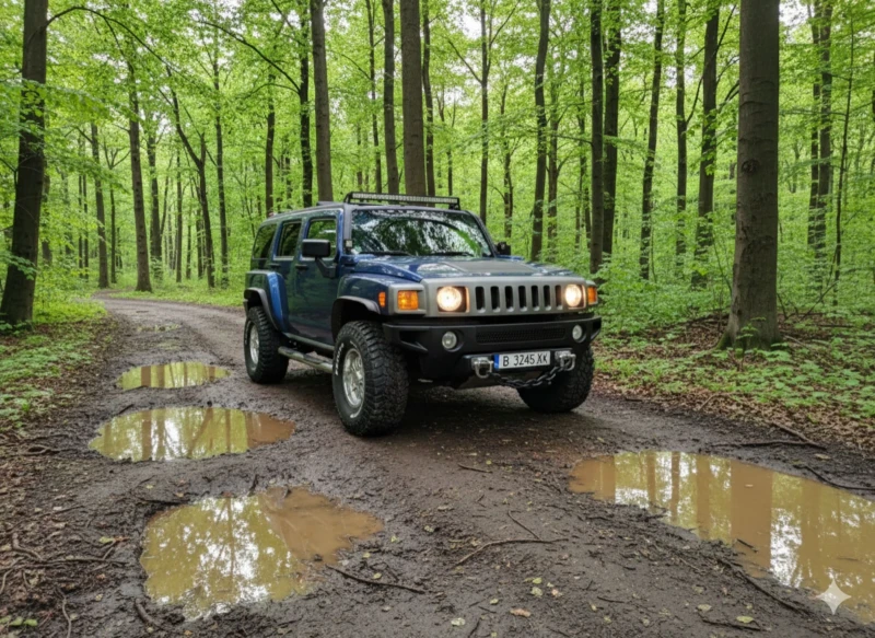 Hummer H3 * OFFROAD* НАПЪЛНО ОБСЛУЖЕН, снимка 9 - Автомобили и джипове - 52852190