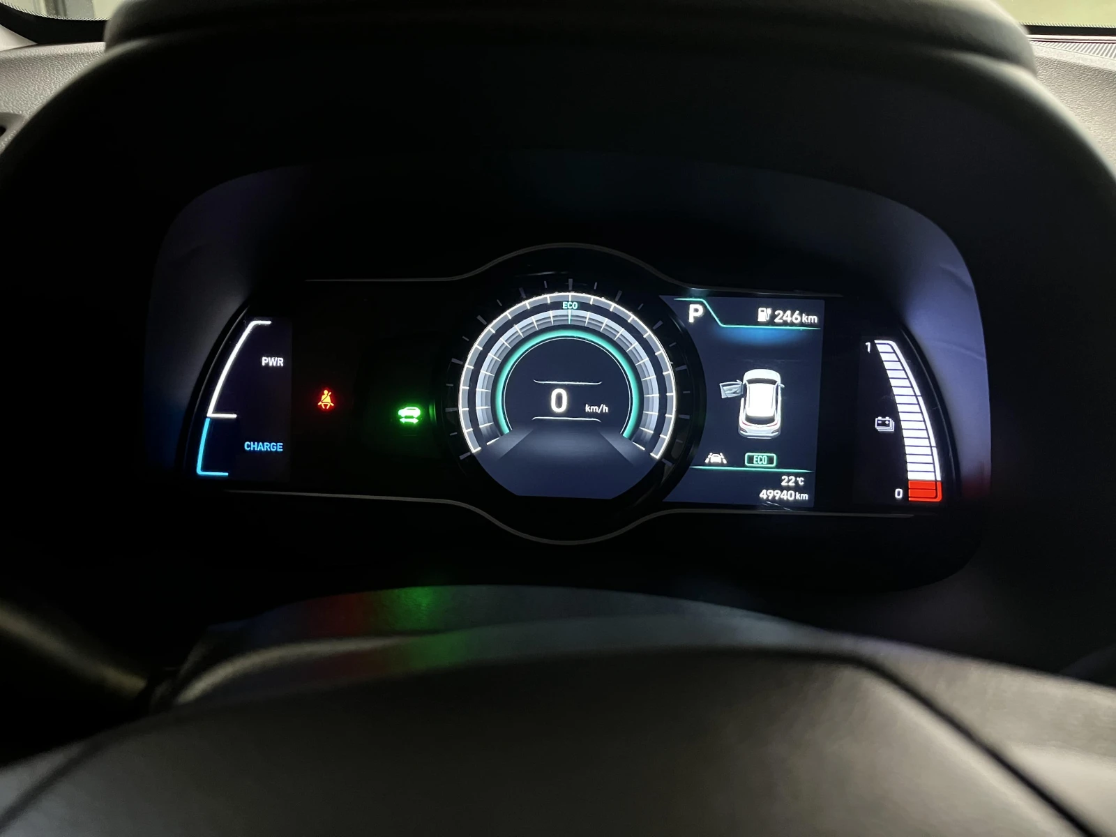Hyundai Kona EV 39KW/h 49000km.SOH 95%, KAMERA, ГАРАНЦИЯ, СЕРВ., снимка 11 - Автомобили и джипове - 54581161