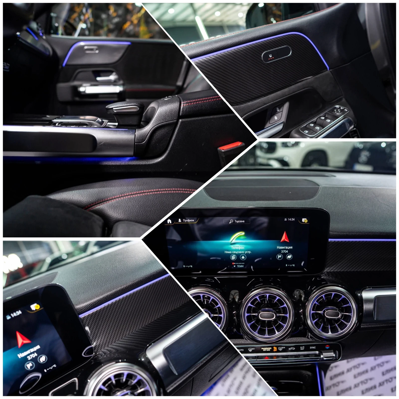 Mercedes-Benz GLB 220 D 4MATIC EDITION 1 7-МЕСТЕН LED BURM ЛИЗИНГ 100%, снимка 16 - Автомобили и джипове - 54724377