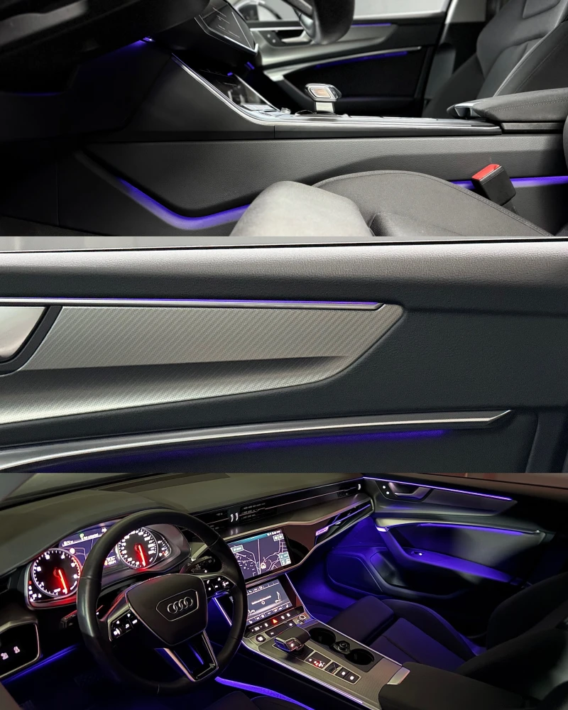 Audi A6 50 TDI/286к.с./8ZF/Matrix/Дистроник/Серв. история, снимка 15 - Автомобили и джипове - 51221134