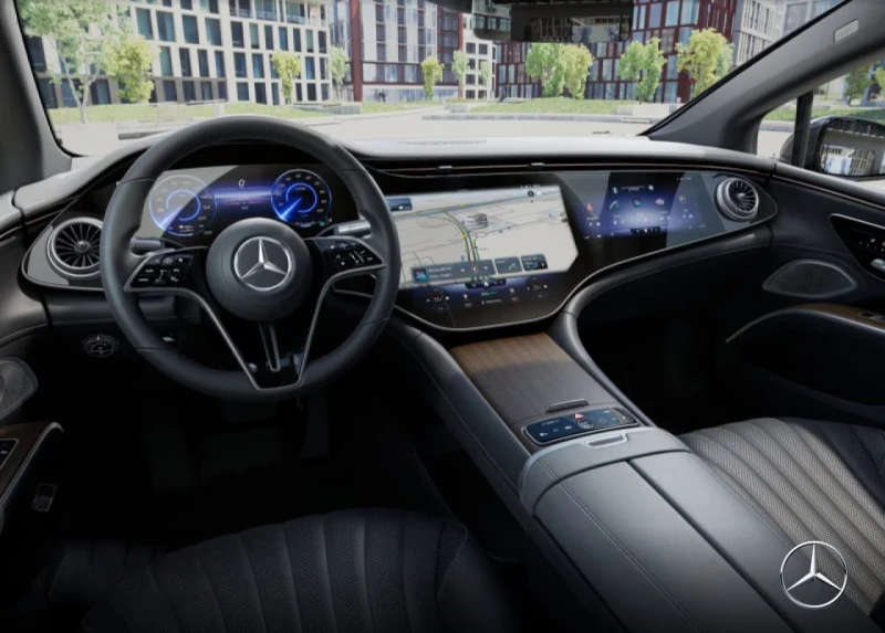 Mercedes-Benz EQS 580/AMG/4M/544HP/360CAM/BURM/PANO/HUD/MEMO/763fpr, снимка 9 - Автомобили и джипове - 51746235