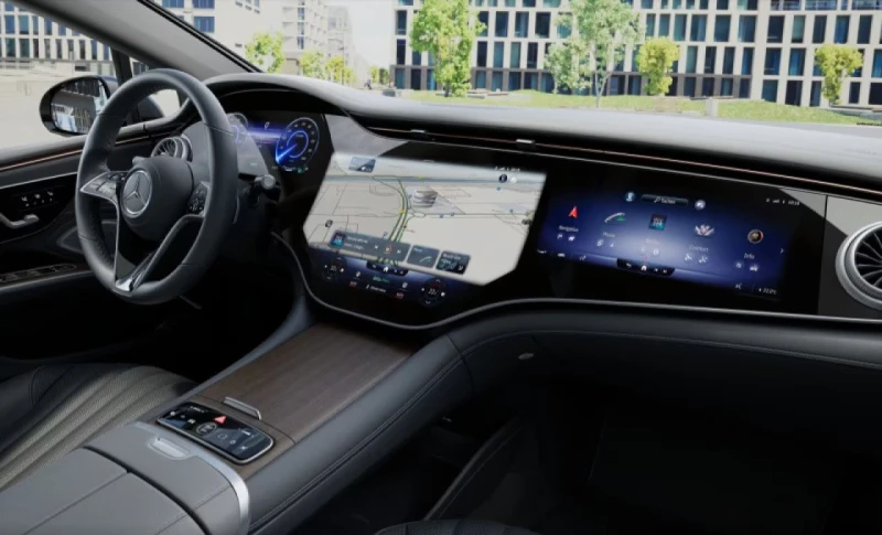 Mercedes-Benz EQS 580/AMG/4M/544HP/360CAM/BURM/PANO/HUD/MEMO/763fpr, снимка 10 - Автомобили и джипове - 51746235