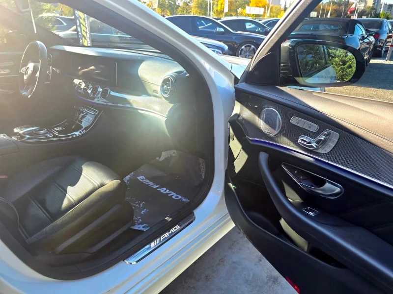 Mercedes-Benz E 43 AMG 9G TRONIC FULL CARBON СЕРВИЗНА ИСТОРИЯ ЛИЗИНГ 100%, снимка 13 - Автомобили и джипове - 52161909