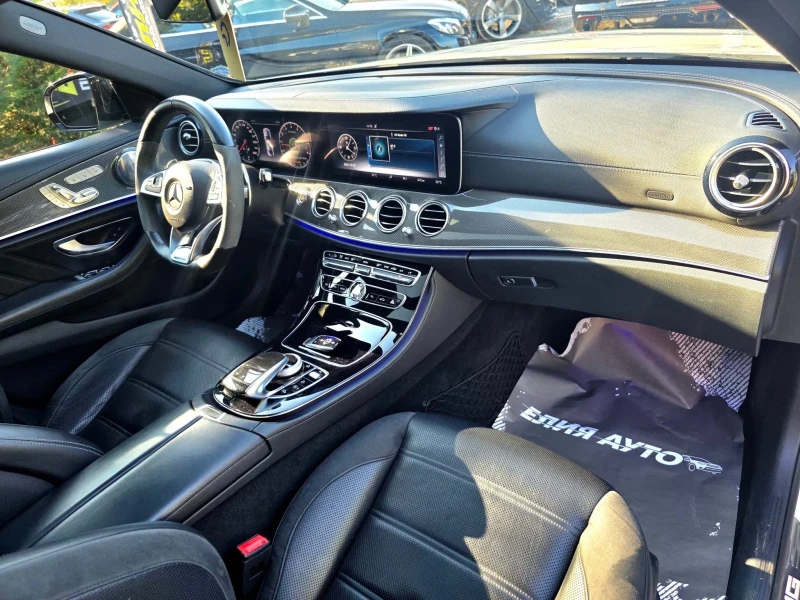Mercedes-Benz E 43 AMG 9G TRONIC FULL CARBON СЕРВИЗНА ИСТОРИЯ ЛИЗИНГ 100%, снимка 14 - Автомобили и джипове - 52161909