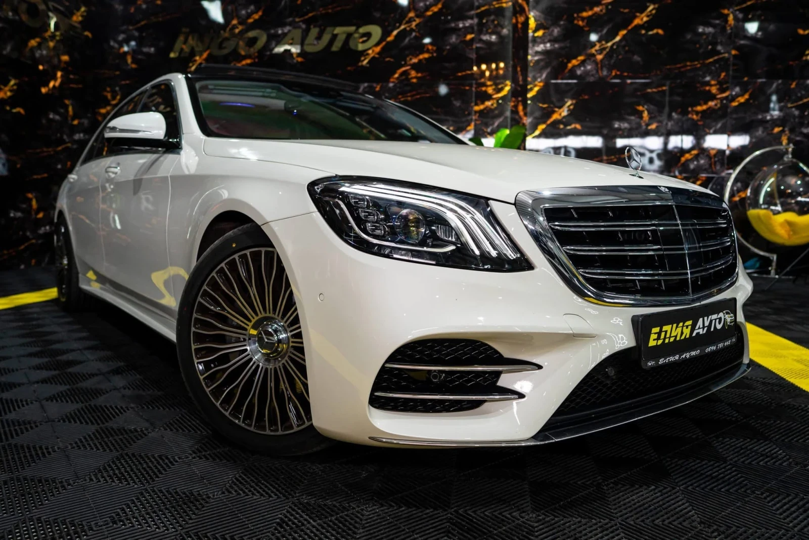 Mercedes-Benz S 560 LONG FULL AMG LINE LED ���� BURM ������ 100% | Mobile.bg � ����������� 4