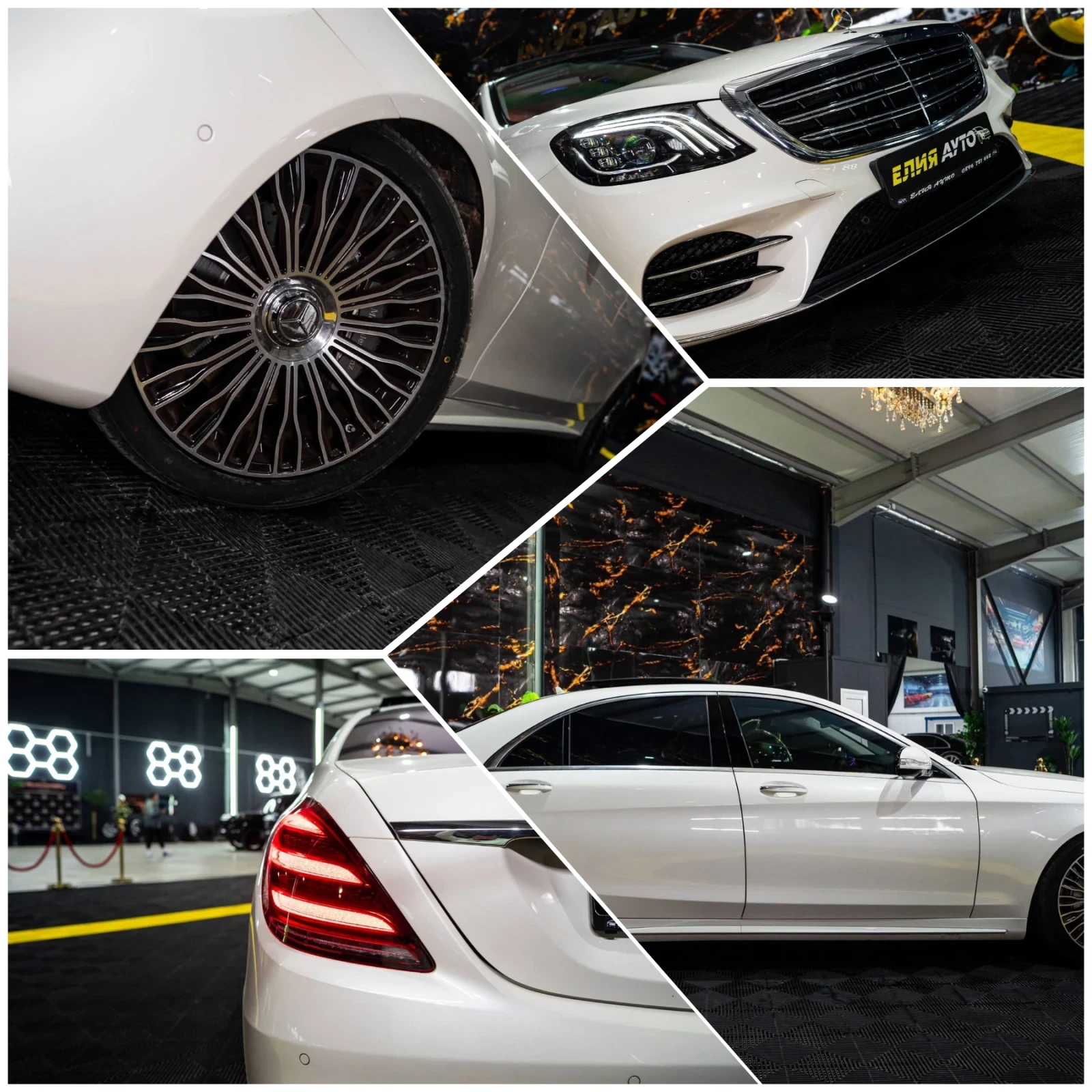 Mercedes-Benz S 560 LONG FULL AMG LINE LED ���� BURM ������ 100% | Mobile.bg � ����������� 17