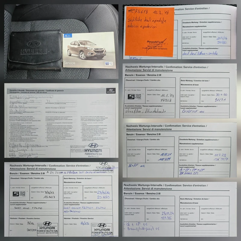 Hyundai IX35 2.0i AUTOMAT 4X4 163ps EURO5b 165573km, снимка 17 - Автомобили и джипове - 53322561