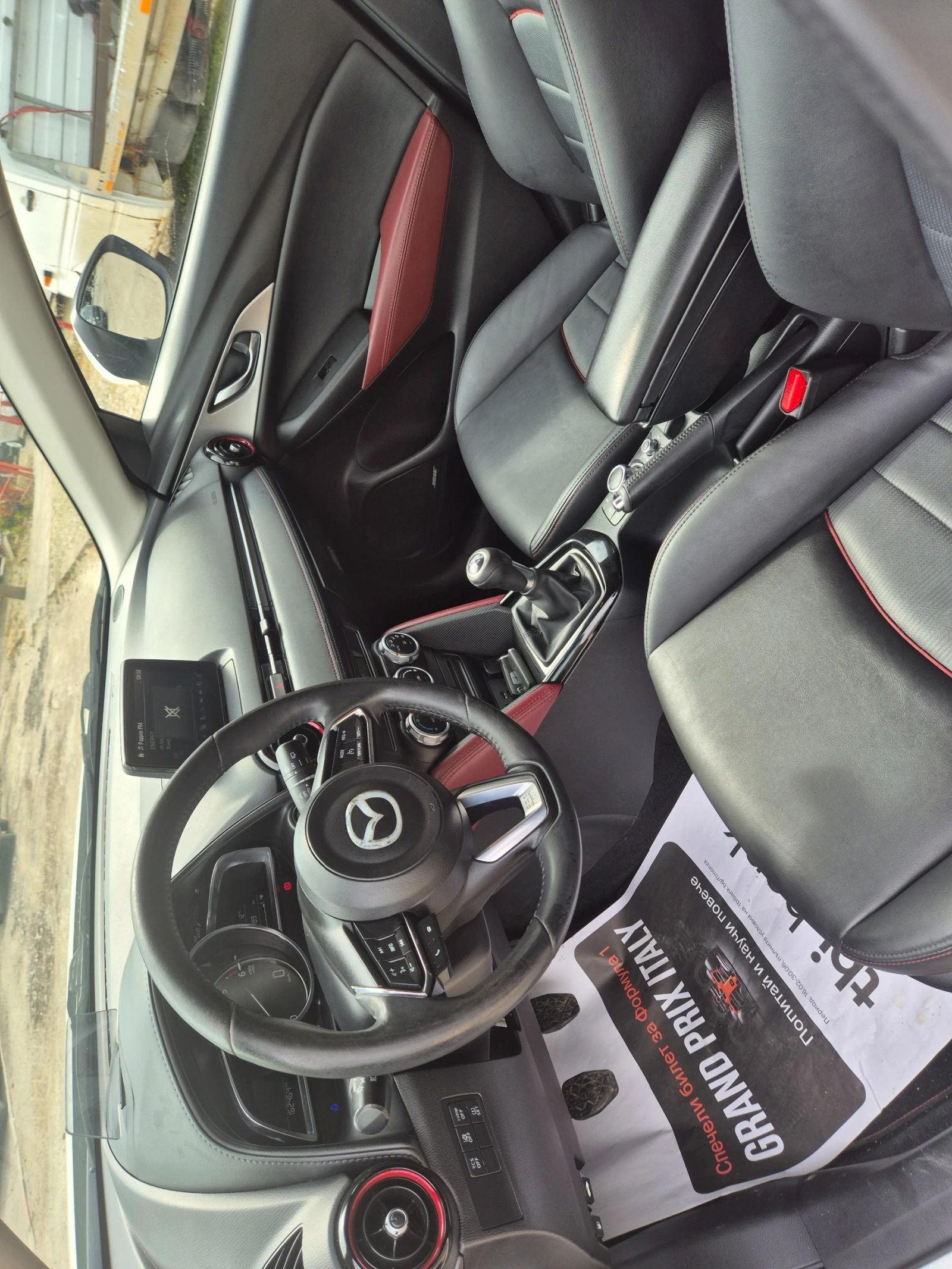 Mazda CX-3 NAVI, HEAD UP, XENON, КОЖА, КАМЕРА, снимка 9 - Автомобили и джипове - 53186044