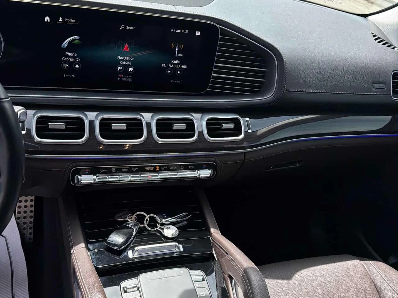 Mercedes-Benz GLS 450 BURMESTER/ОБДУХВАНЕ/ПАНОРАМА/360/HUD, снимка 9 - Автомобили и джипове - 54601228
