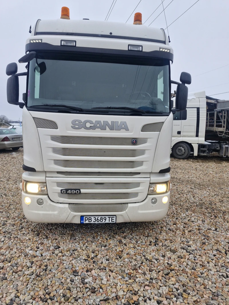 Scania G 480  САМОСВАЛ КАМИОН, КАМИОН С КРАН Scania  LB6x, снимка 3 - Камиони - 53565277