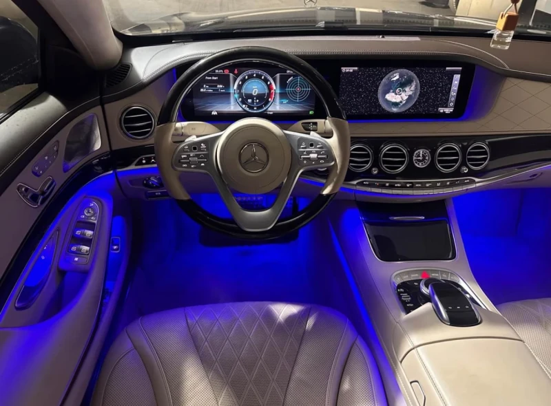 Mercedes-Benz S 560 AMG Burmester 4MATIC Long Panorama FACELIF 360 , снимка 5 - Автомобили и джипове - 47588188