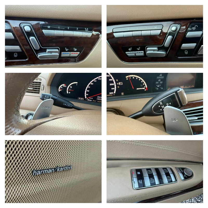 Mercedes-Benz CL 63 AMG V8 (525 кс) 7G-TRONIC/Soft close/Keyless/Обдухване, снимка 15 - Автомобили и джипове - 50898949