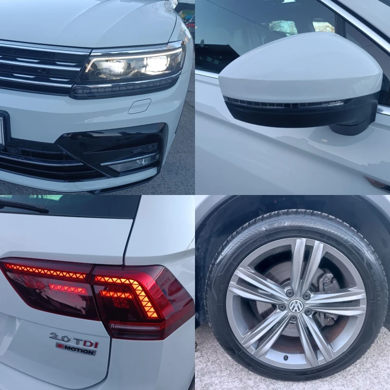 VW Tiguan 2.0TDI 3xR-LINE 4-MOTION LED FULL ПАНОРАМА, снимка 16 - Автомобили и джипове - 48381351