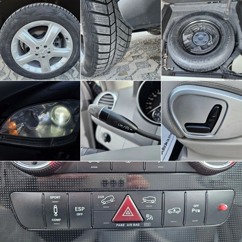 Mercedes-Benz ML 320 3.0CDI-224кс= 4MATIC= NAVI= КСЕНОН= AIRMATIC, снимка 17 - Автомобили и джипове - 49213889