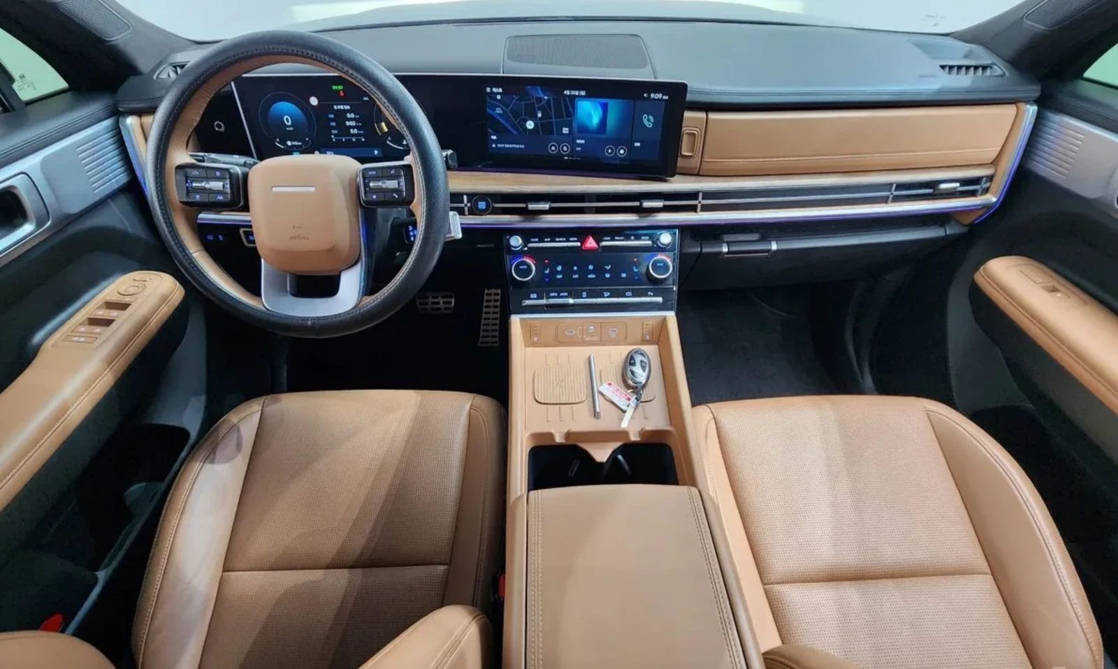 Hyundai Santa fe Prestige* 360* Обдух* Lane Assist* Крайна цена* , снимка 5 - Автомобили и джипове - 54837383