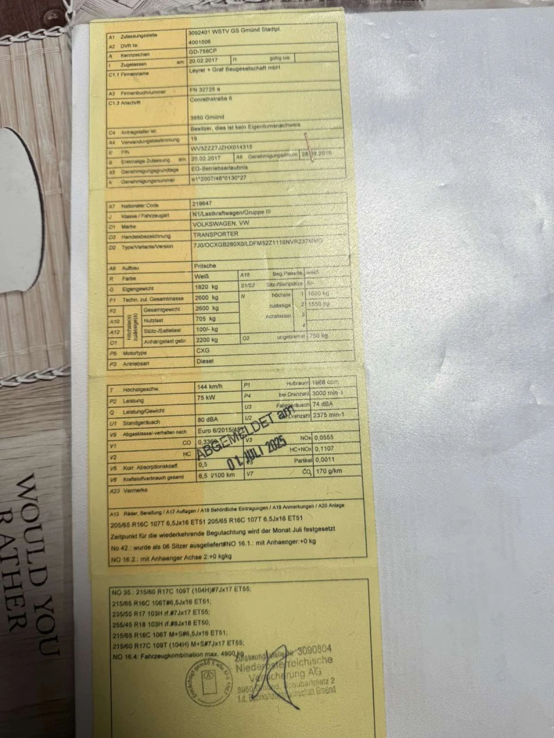 VW Transporter Товаропътнически, 2.0 TDi - 101 к.с., снимка 17 - Бусове и автобуси - 51880599