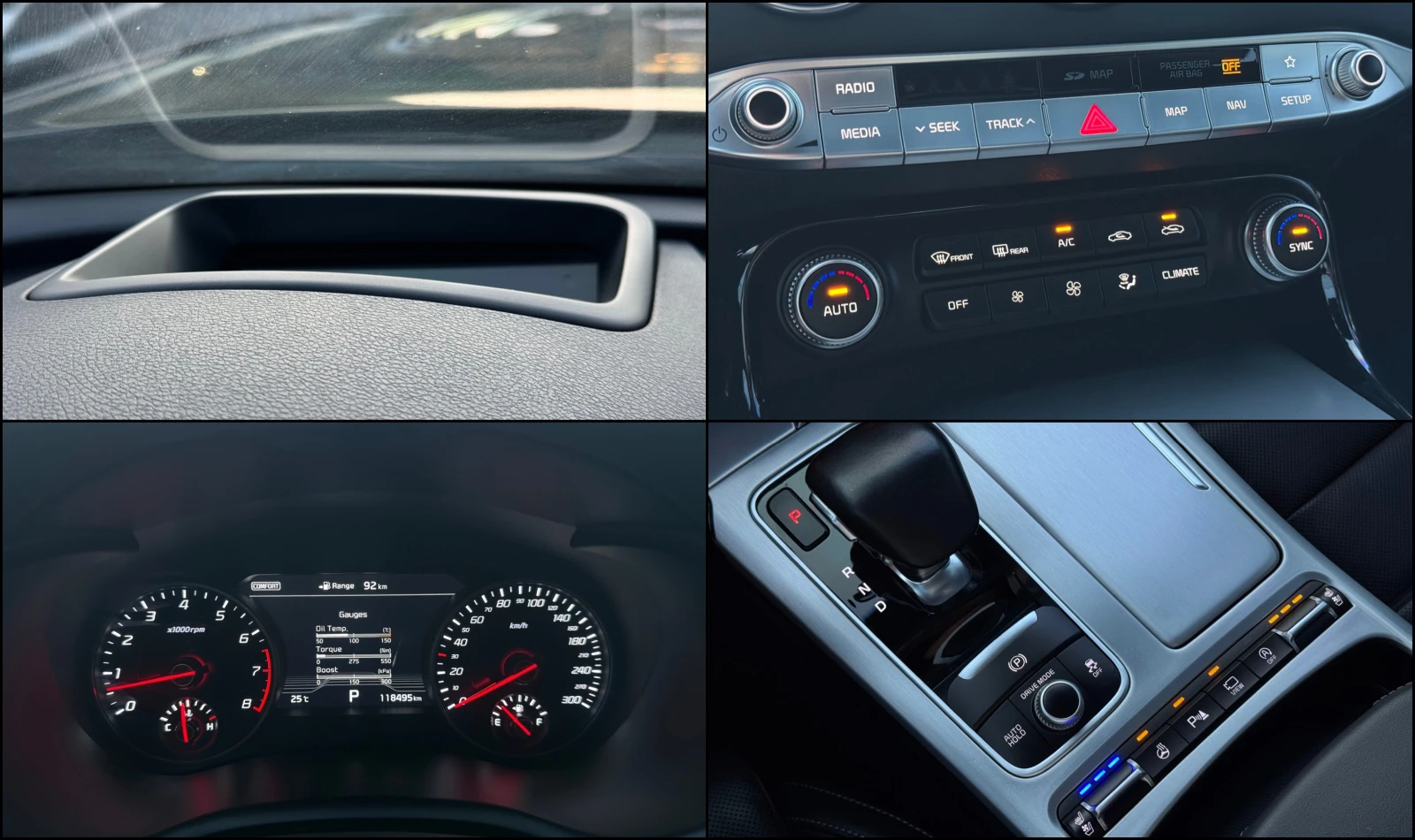 Kia Stinger 3.3 Turbo AWD ! GT !, снимка 14 - Автомобили и джипове - 55031429