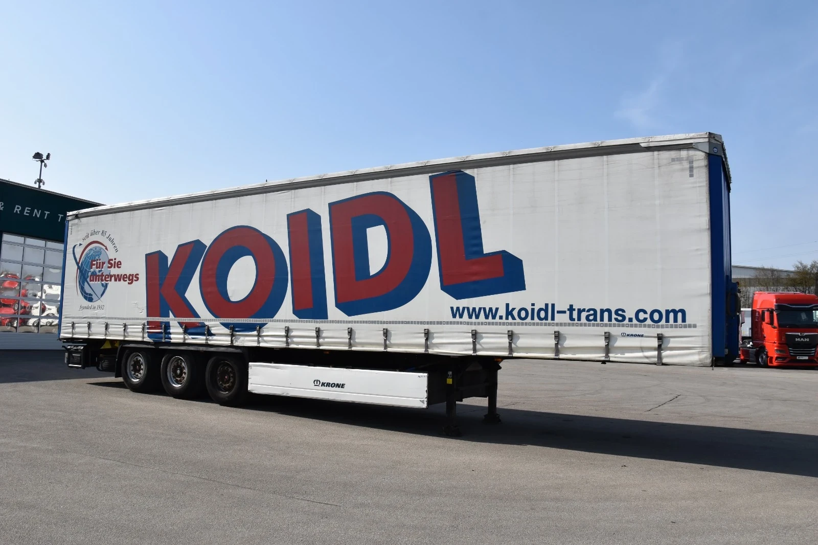 Полуремарке Krone SD-2броя, снимка 5 - Ремаркета - 54273250