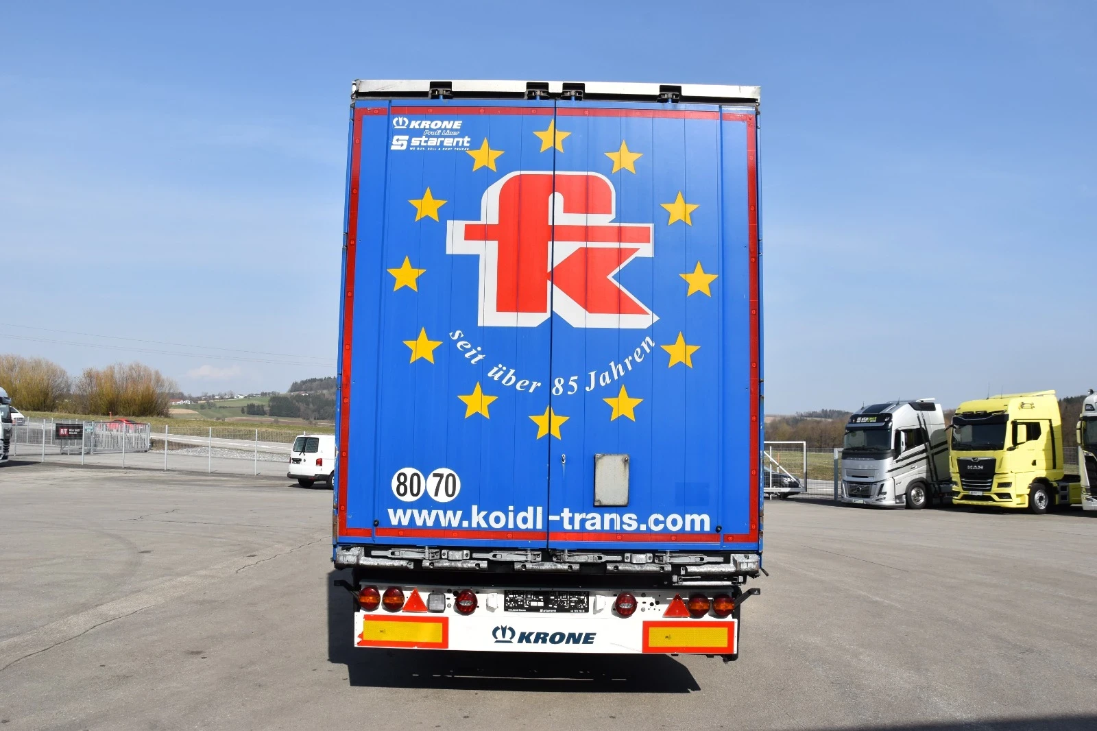 Полуремарке Krone SD-2броя, снимка 4 - Ремаркета - 54273250