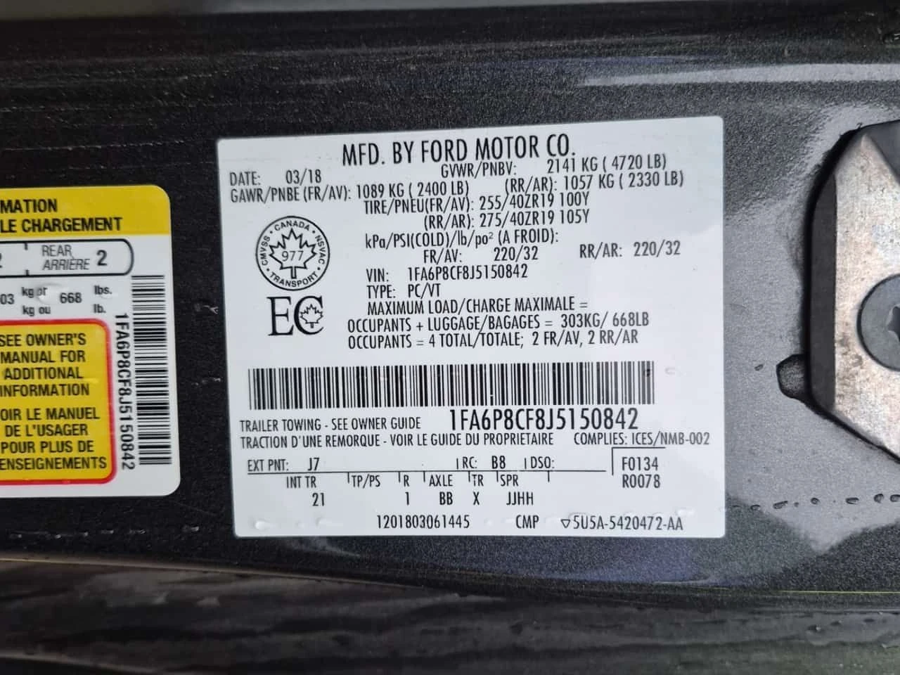 Ford Mustang * GT * CARFAX * ЦЕНА ДО БГ, снимка 13 - Автомобили и джипове - 54082328