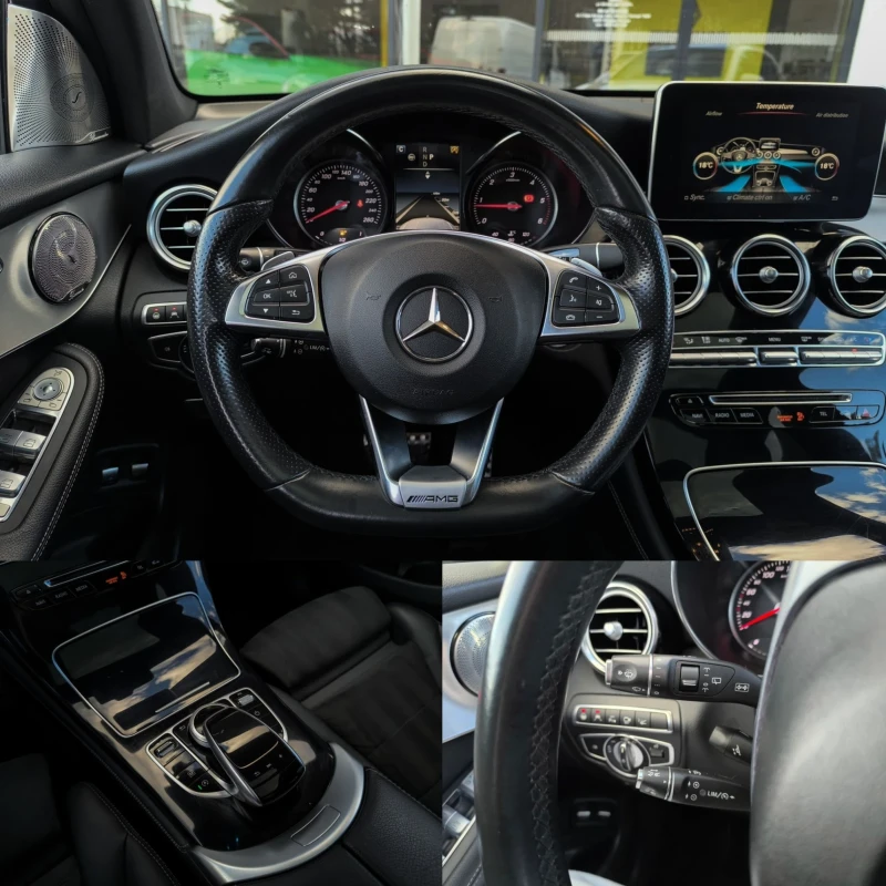 Mercedes-Benz GLC 220 CDI AMG-LINE 4-MATIC 9G ПАНОРАМА ГЕРМАНИЯ , снимка 13 - Автомобили и джипове - 52804352