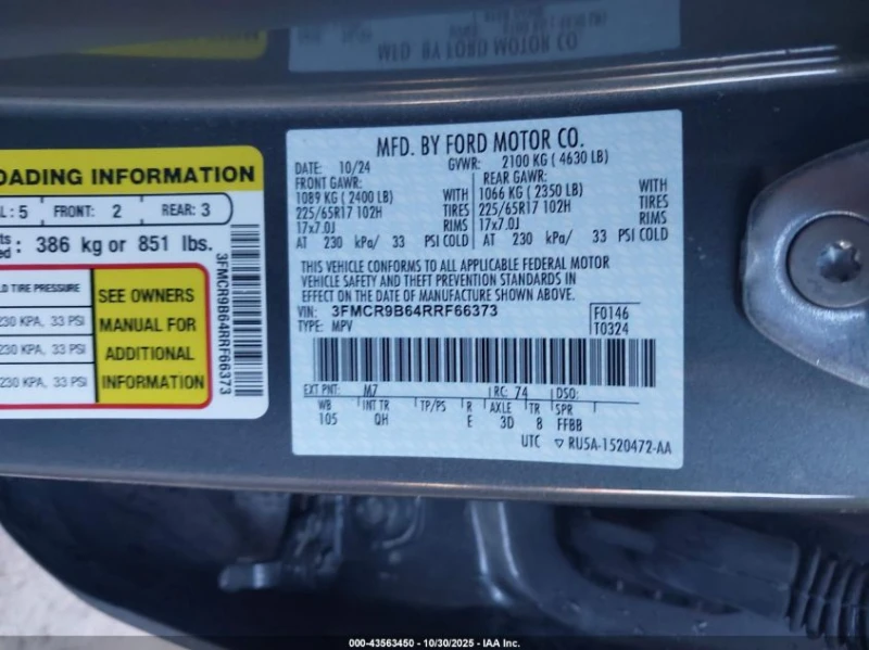 Ford Bronco 1.5l Sport Big Bend, снимка 9 - Автомобили и джипове - 53577460