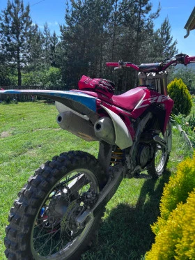 Honda Crf Red Moto С фактура, снимка 4