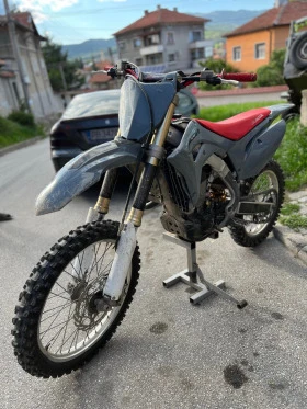 Honda Crf Red Moto С фактура, снимка 1