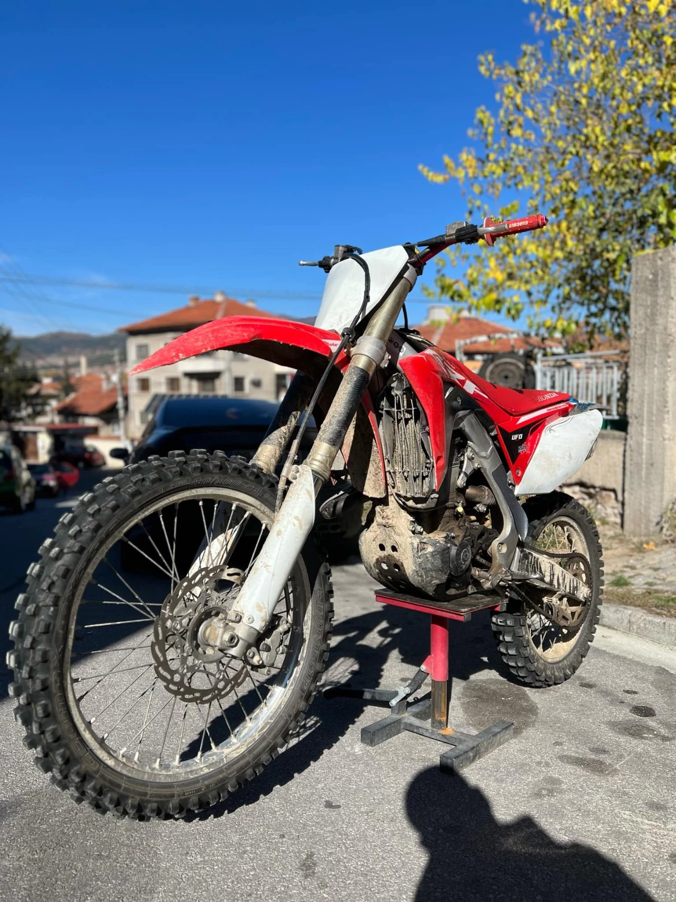 Honda Crf Red Moto С фактура - изображение 9