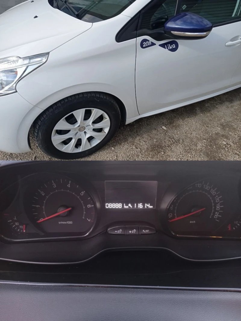 Peugeot 208 1.0i.88х.км. Обслужен, снимка 10 - Автомобили и джипове - 49149254