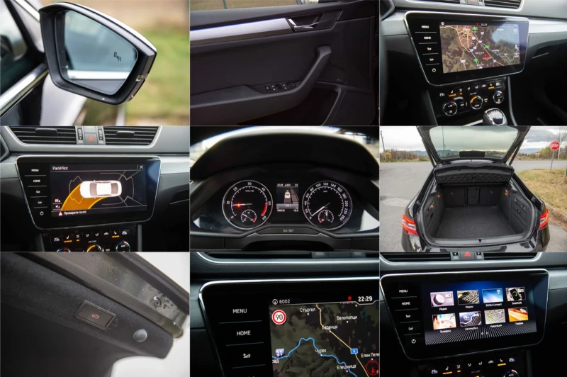 Skoda Superb AmbientLight, Park assist, distronic , снимка 11 - Автомобили и джипове - 52395650