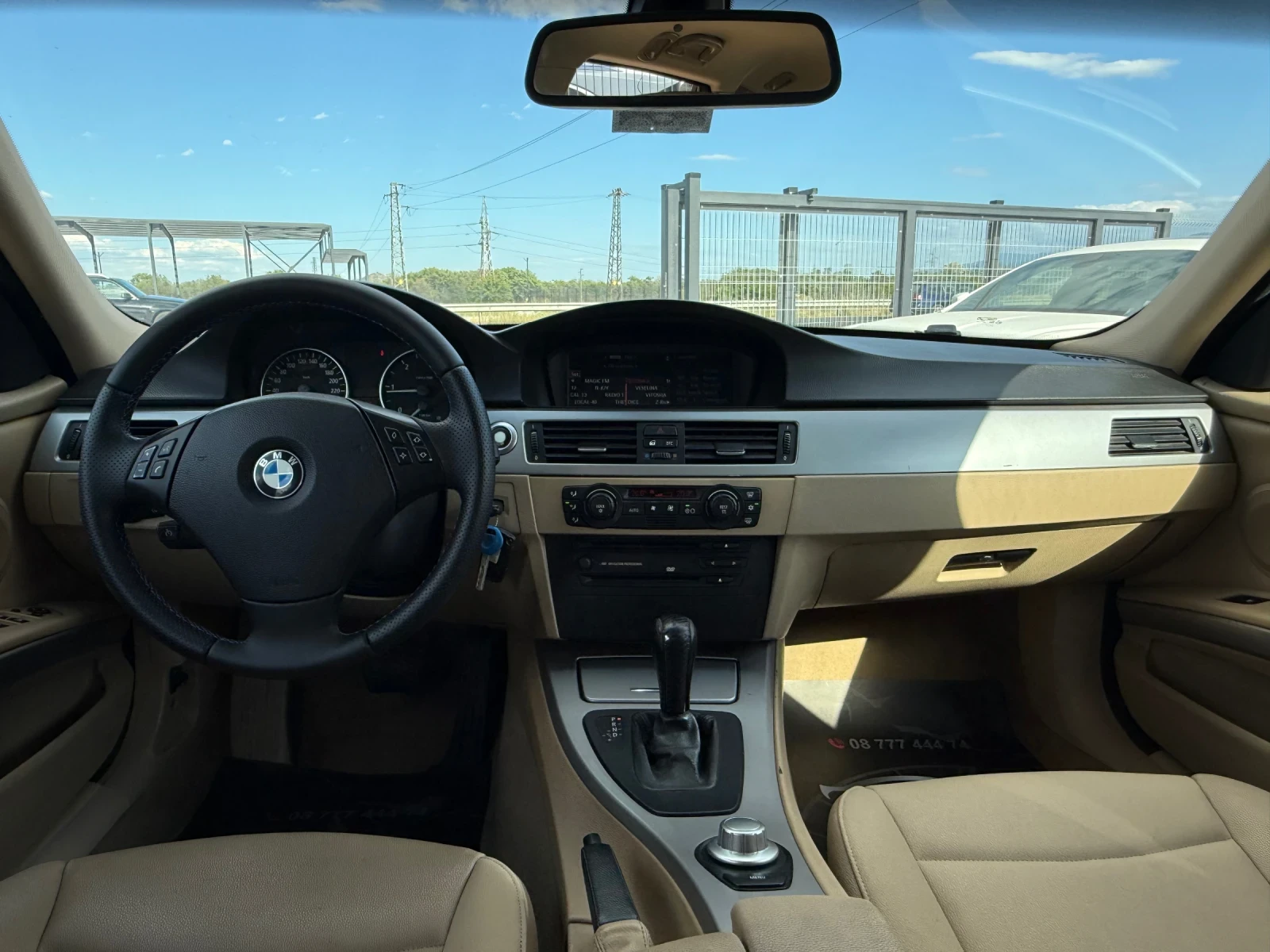 BMW 320 D* 2007г* АВТОМАТИК* КОЖА* РЕГИСТРИРАН*  - изображение 10