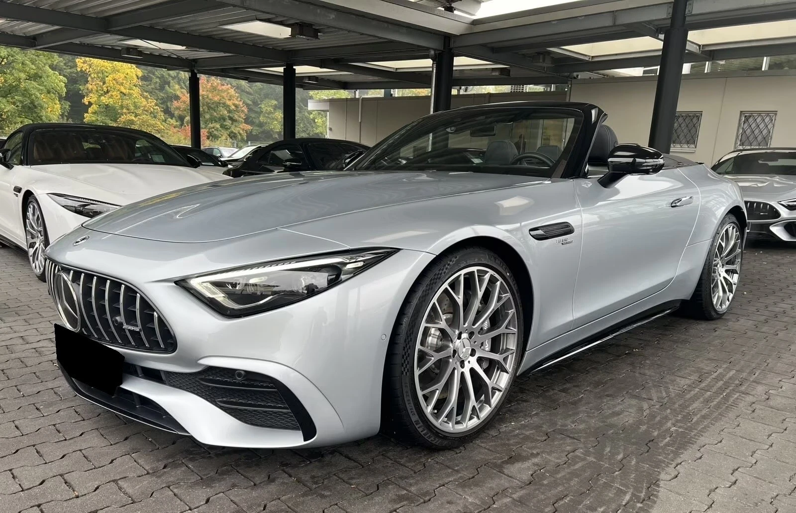 Mercedes-Benz SL 43 AMG BURMESTER / HEAD-UP / 360 / NIGHT / DISTRONIC, снимка 4 - Автомобили и джипове - 54943612