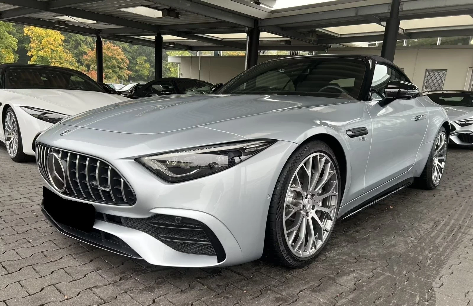 Mercedes-Benz SL 43 AMG BURMESTER / HEAD-UP / 360 / NIGHT / DISTRONIC, снимка 3 - Автомобили и джипове - 54943612