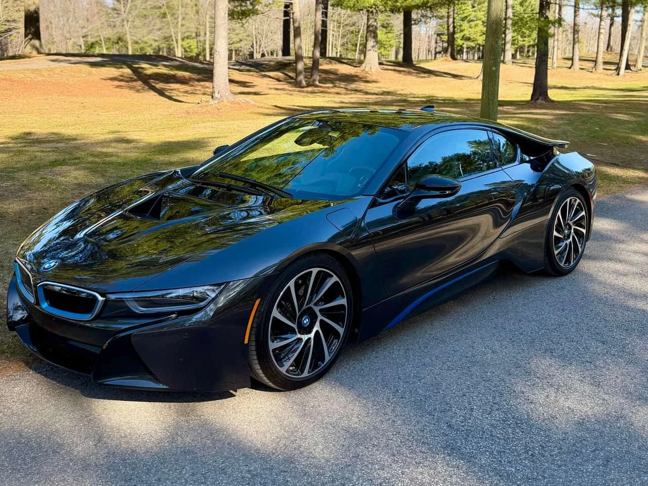 BMW i8 * 2dr Cpe * АВТОКРЕДИТ БЕЗ ПЪРВОНАЧАЛНА ВНОСКА * , снимка 6 - Автомобили и джипове - 54626606