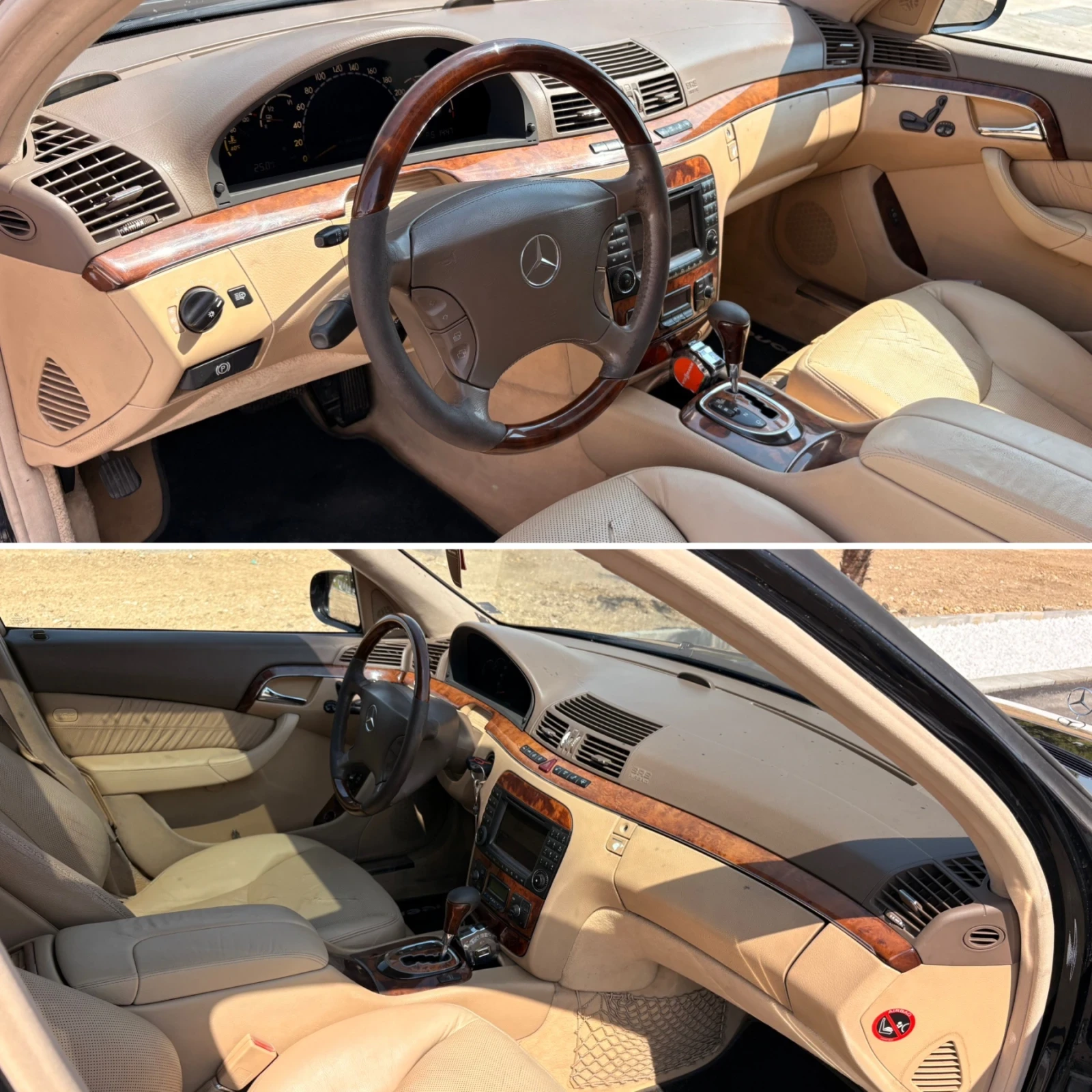 Mercedes-Benz S 350 S 350 Фейс Бензин/Газ, снимка 9 - Автомобили и джипове - 55826695