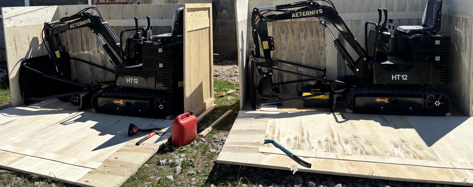 Багер Друга марка НОВ И НАЛИЧЕН мини багер, 1.2т, 2026 г., снимка 8 - Индустриална техника - 54140325