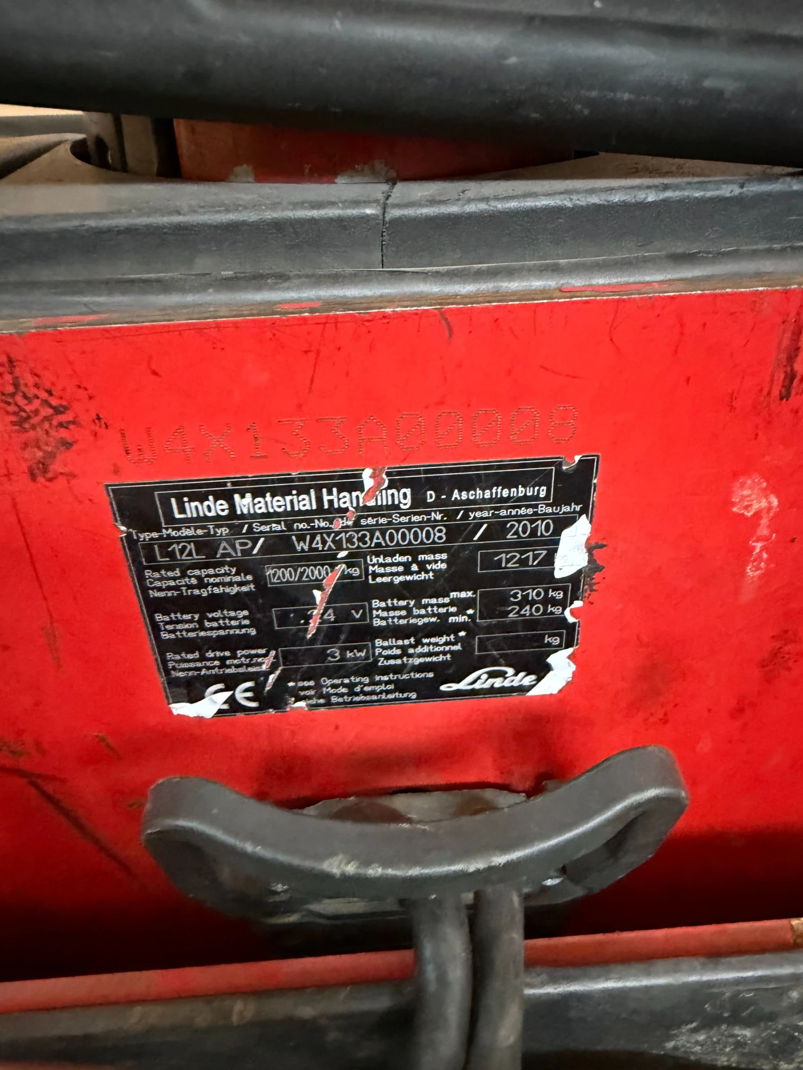 Електрокар Linde L12, снимка 6 - Индустриална техника - 55697187