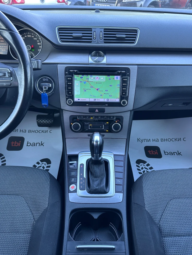 VW Passat 1.4i МЕТАН - НАВИГАЦИЯ - РЕАЛНИ КИЛОМЕТРИ, снимка 13 - Автомобили и джипове - 51817438