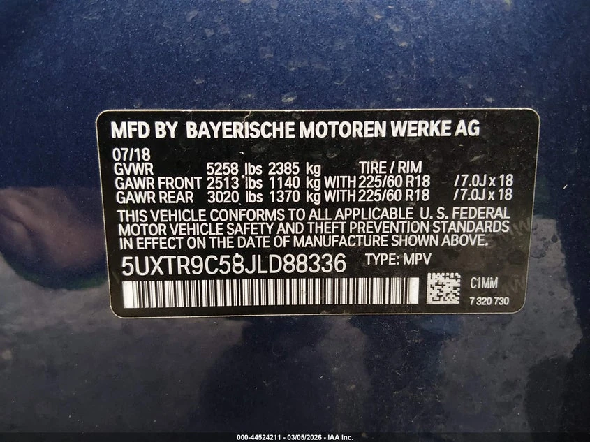 BMW X3 2.0l xDrive30I, снимка 9 - Автомобили и джипове - 54118956