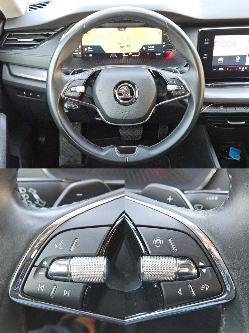 Skoda Octavia 2.0TDI/Executive/LED/DISTRONIC/CARPLAY/NAVI/БЛУТУТ, снимка 11 - Автомобили и джипове - 52848450