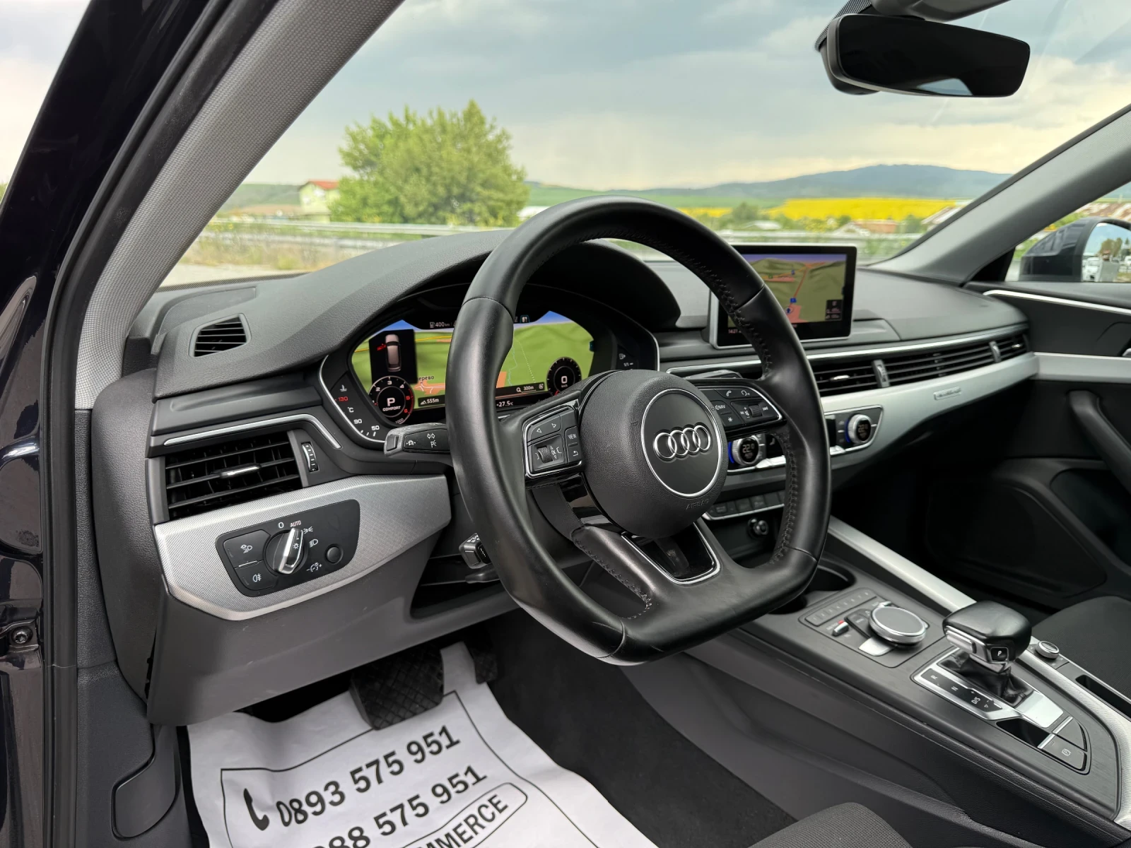 Audi A4 2.0-TDI-quattro-S-line+ + ДИГИТАЛЕН КИЛОМЕТРАЖ, снимка 7 - Автомобили и джипове - 54355351