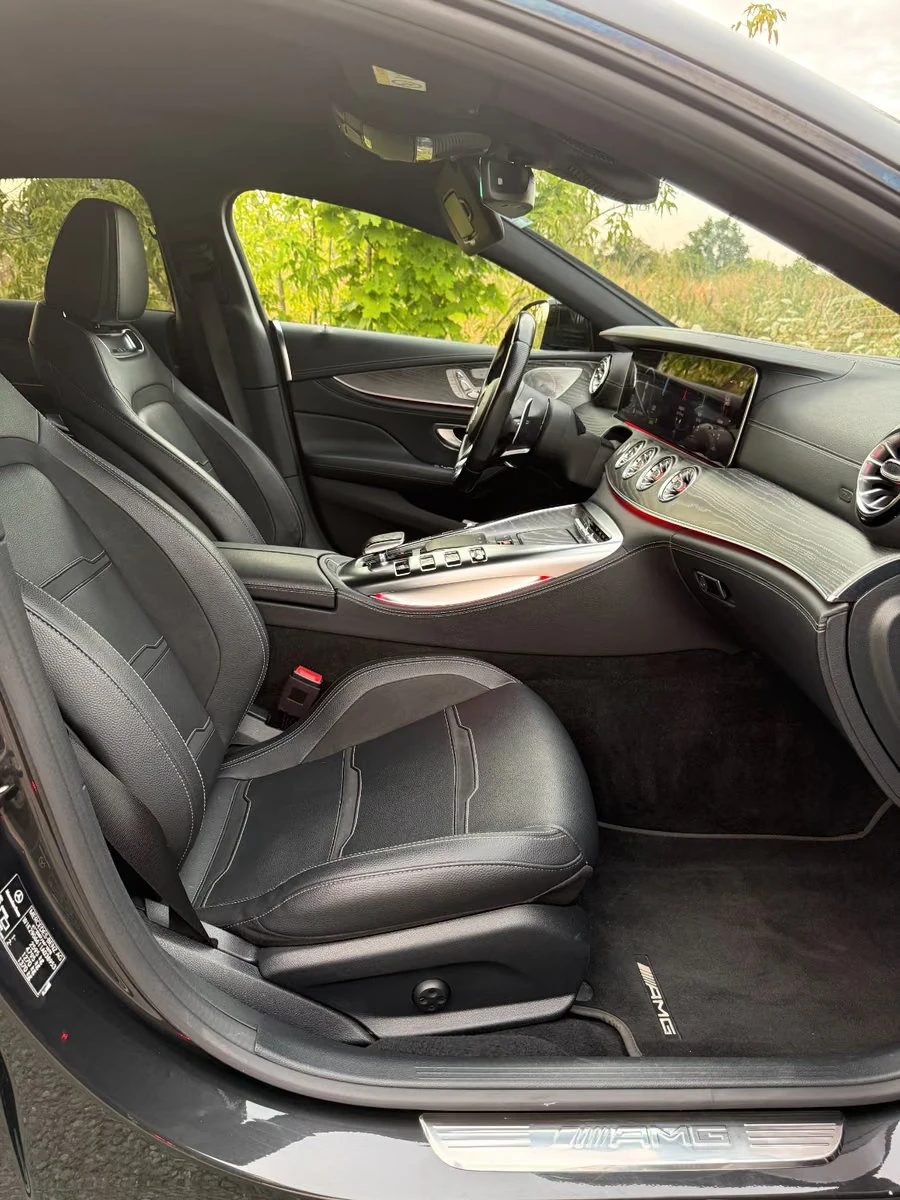 Mercedes-Benz AMG GT 53/4MATIC/435HP/PANO/360/BURM/MEMO/CPLAY/596q, снимка 13 - Автомобили и джипове - 55663267