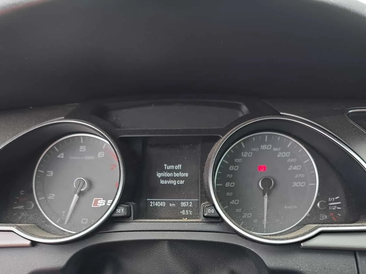 Audi S5  | Technik | РЪЧКА | КОЖА | ПОДГРЕВИ , снимка 8 - Автомобили и джипове - 54368389